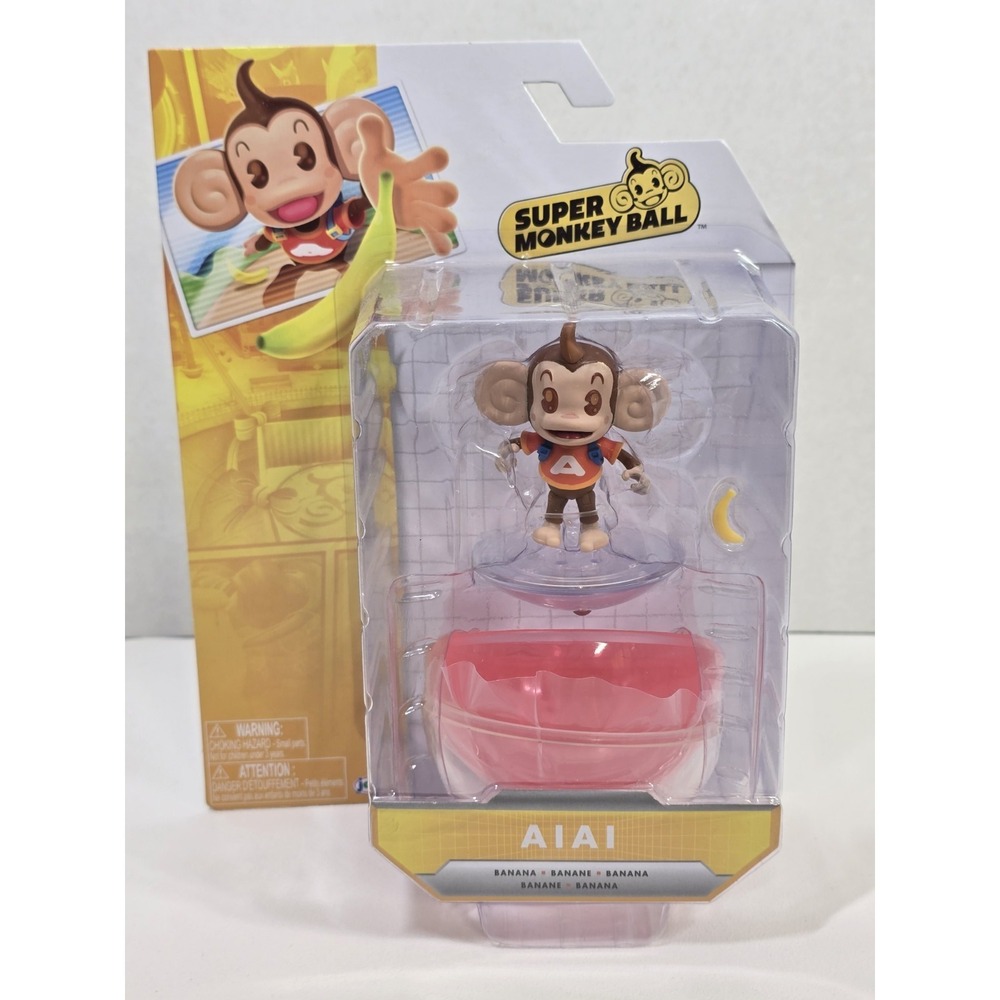 Aiai Super Monkey Ball Action Figure Jakks‎ Pacific 2023 New & Sealed